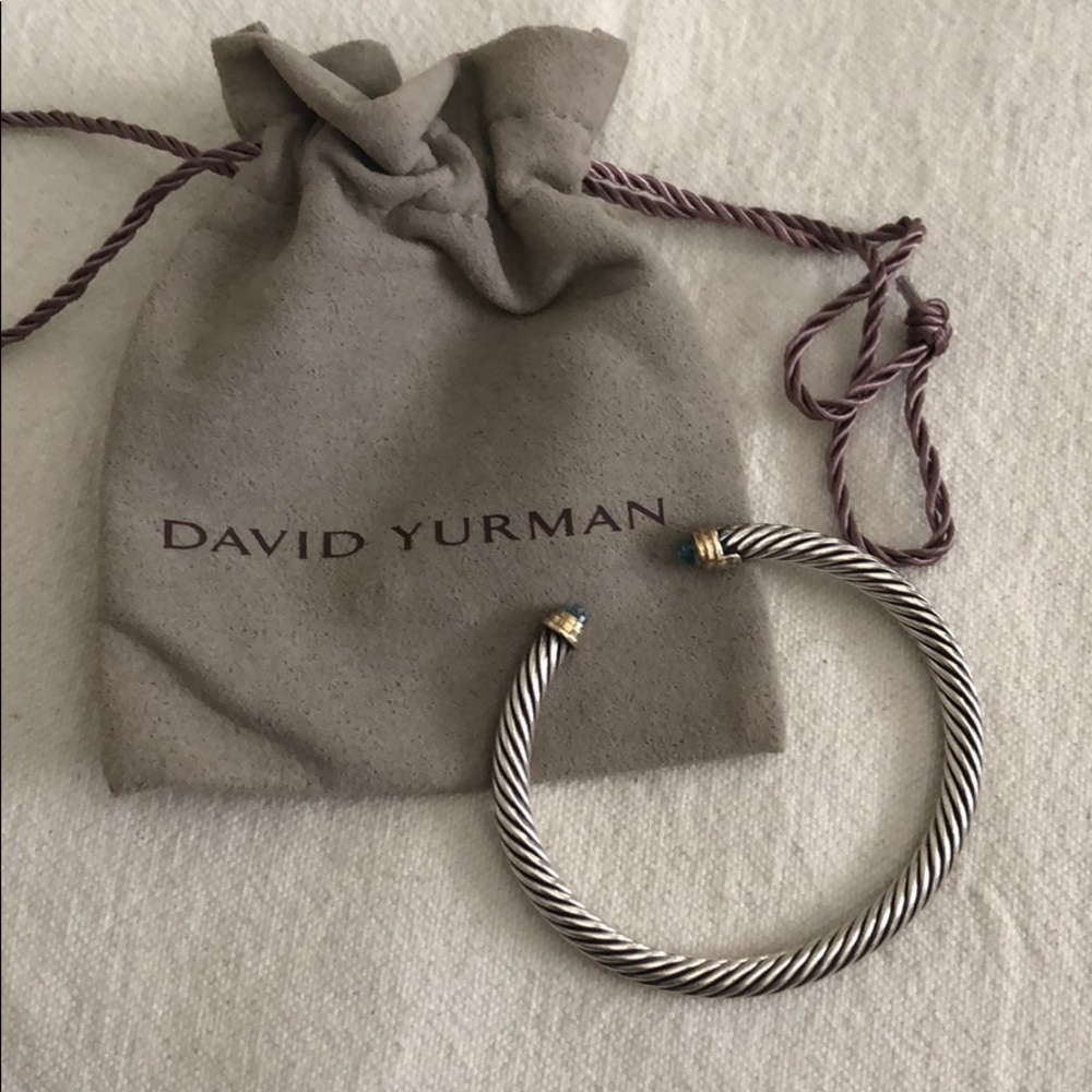 Classic Cable David Yurman Bracelet Blue Topaz
